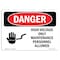 Signmission OSHA Sign, 18" Height, 24" Width, Rigid Plastic, High Voltage Only Maintenance Personnel, Landscape OS-DS-P-1824-L-1347 - alternate 1